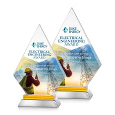 Valhalla VividPrint Award - Amber - Crystal Awards