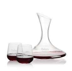 Madagascar Carafe & Howden Stemless Wine - Barware Gift Sets