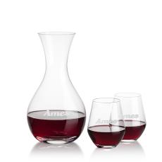 Adelita Carafe & Reina Stemless Wine - Barware Gift Sets