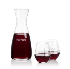 Portofino Carafe & Reina Stemless Wine - Corporate Gifts