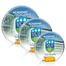 Bowie VividPrint Award - Amber - Crystal Awards