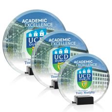 Bowie VividPrint Award - Black - Crystal Awards