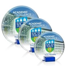 Bowie VividPrint Award - Blue - Circle Awards