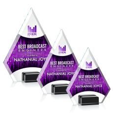 Charlotte VividPrint Award - Black - Crystal Awards