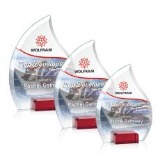 Romy VividPrint Award - Red - Crystal Awards