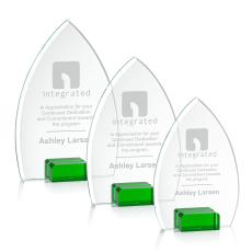 Aylin Award - Green - Crystal Awards