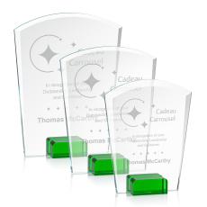 Lola Award - Green - Crystal Awards