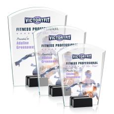 Lola VividPrint Award - Black - Crystal Awards