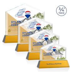 Micasa VividPrint Award on Newhaven - Amber - Crystal Awards