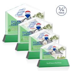 Micasa VividPrint Award on Newhaven - Green - Crystal Awards