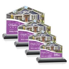 Domicile VividPrint Award - Black - Crystal Awards