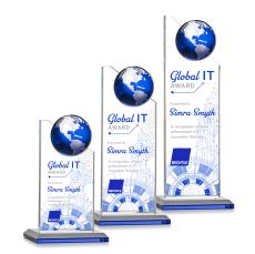 Arden VividPrint Award - Blue/Silver - Globe Awards