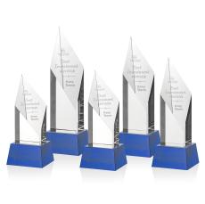 Vertex Award on Base - Blue - Diamond Awards