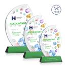 Wichita VividPrint&trade; Award on Newhaven Base - Green