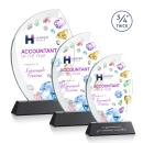 Wichita VividPrint&trade; Award on Newhaven Base - Black