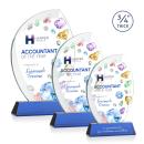 Wichita VividPrint&trade; Award on Newhaven Base - Blue