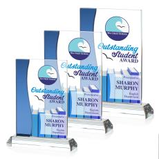 Landfield VividPrint Award - Blue - Rectangle Awards