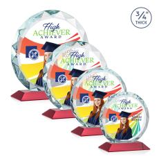 Centura VividPrint Award - Red - Crystal Awards