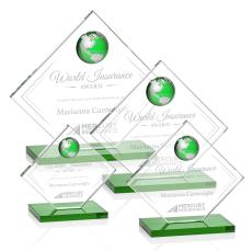 Ferrand Globe Award - Green/Silver - Diamond Awards