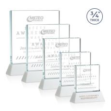 Terra Award on Newhaven - White - Crystal Awards