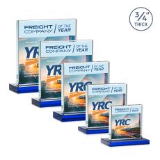 Terra VividPrint Award - Blue - Crystal Awards