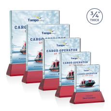 Terra VividPrint Award on Newhaven - Red - Square Awards