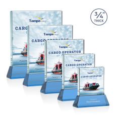 Terra VividPrint Award on Newhaven - Sky Blue - Crystal Awards