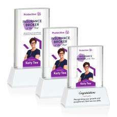 Merit VividPrint Award on Base - White - Shop by Recipient