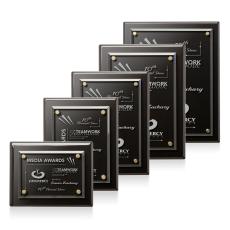 Caledon Plaque - Black/Gold - Retirement Plaques