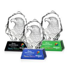 Ottavia Eagle Head VividPrint Award - Yellow Crystal Awards