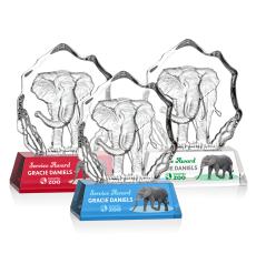 Ottavia Elephant VividPrint Award - Crystal Awards
