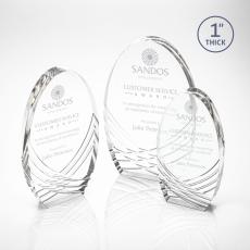 Westbury Award - Clear - Circle Awards