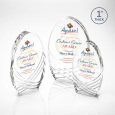 Westbury VividPrint Award - Clear - Circle Awards