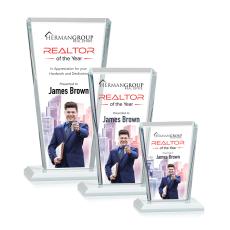 Chatham VividPrint Award - White - Crystal Awards