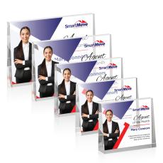 Lansing VividPrint Award - Clear (Horiz) - Recognition Awards