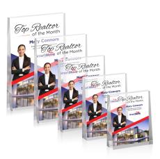 Lansing VividPrint Award - Clear (Vert) - Recognition Awards