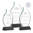 Croydon Flame Award on Newhaven Base - Black