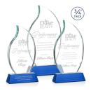 Croydon Flame Award on Newhaven Base - Blue