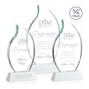 Croydon Flame Award on Newhaven Base - White