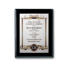 SpectraPrint Plaque - Ebony Silver - Full Color Plaques