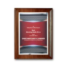 SpectraPrint Plaque - Rolled Edge Silver - Full Color Plaques