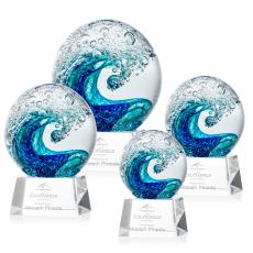 Surfside Award on Robson Clear - Art Glass Awards
