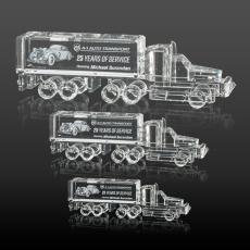 Crystal 18 Wheeler Award 3D - Deal Toys