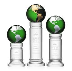Colverstone Globe Award - Green/Gold - Globe Awards