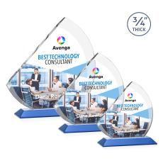 Nantucket VividPrint Award - Blue - Full Color Awards