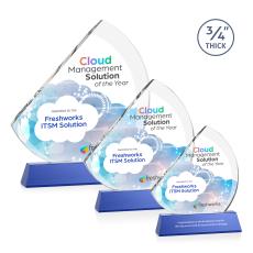 Nantucket VividPrint Award on Newhaven - Blue - Full Color Awards