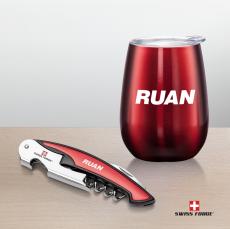 Swiss Force Rosette Wine Gift Set - Wine Accessories