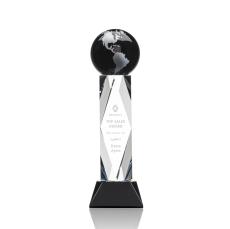 Ripley Globe Award - Black/Silver - Crystal Globe Awards