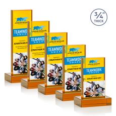 Hathaway VividPrint Award - Amber - Crystal Awards