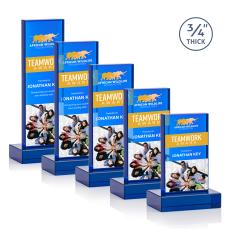 Hathaway VividPrint Award - Blue - Crystal Awards